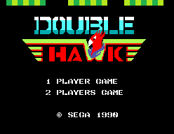 Double Hawk (PAL) - Title Screen