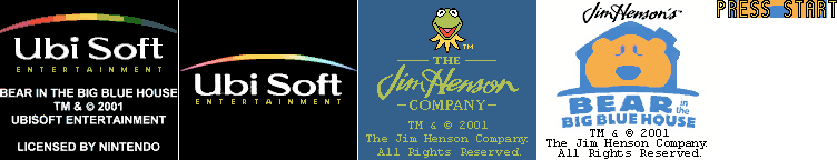 Bear in the Big Blue House - Company & Title Screens