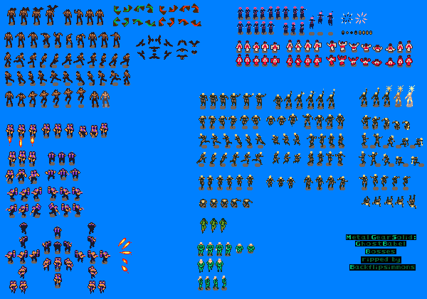 Metal Gear: Ghost Babel - Bosses