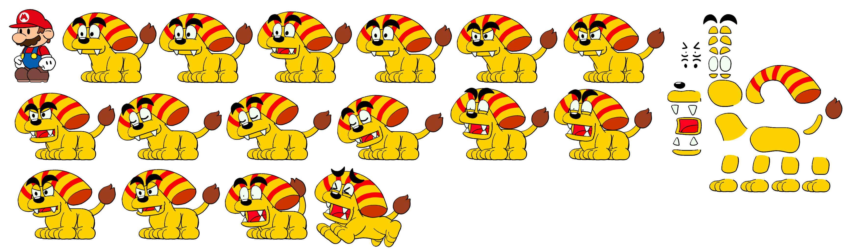 Gao (Paper Mario-Style)