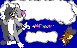 Tom & Jerry Cat-astrophe (DOS) - Options Screen