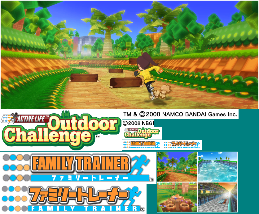 Active Life: Outdoor Challenge / Family Trainer - Wii Menu Icon & Banner