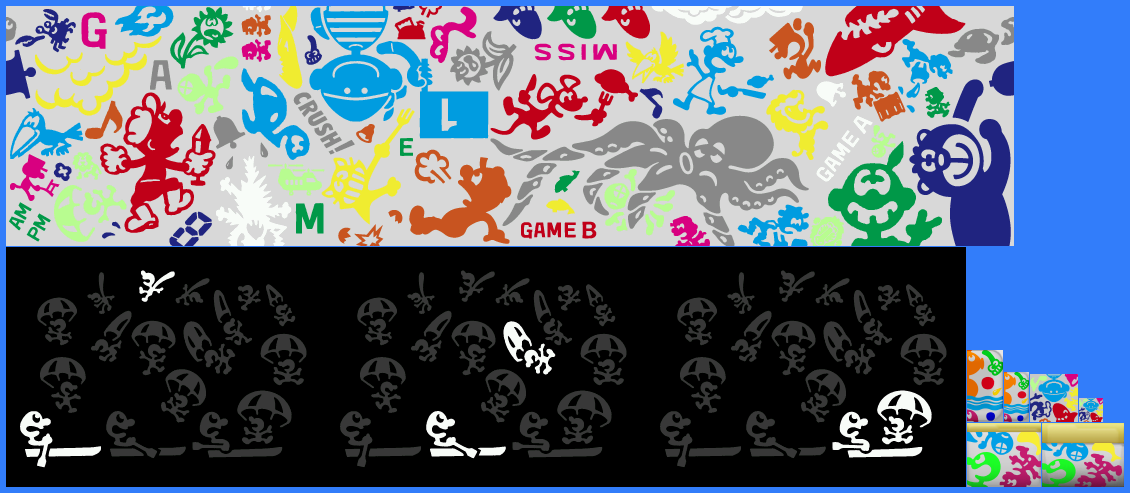 Nintendo 3DS Themes - Colorful Game & Watch