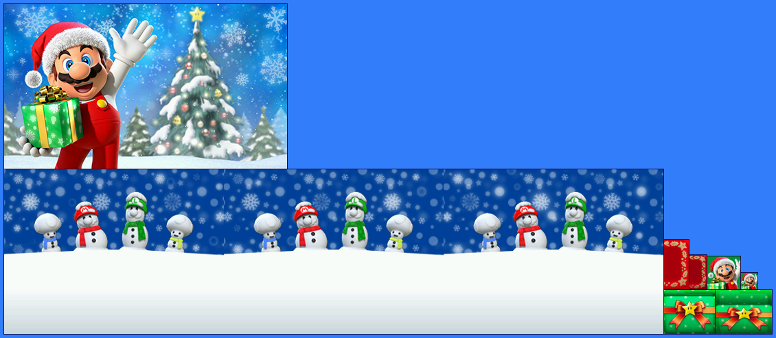 Nintendo 3DS Themes - Mario's Happy Holidays