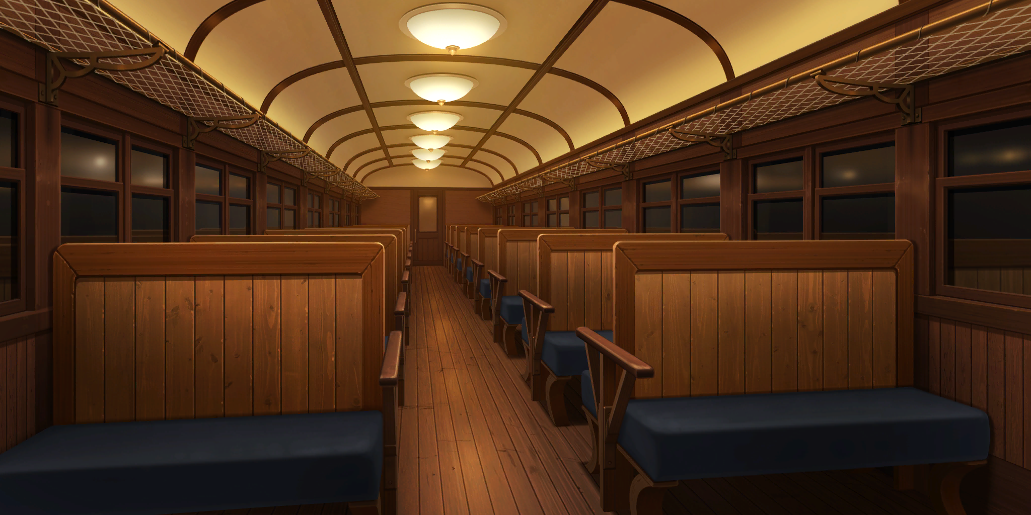 Touhou LostWord - Train Car Interior