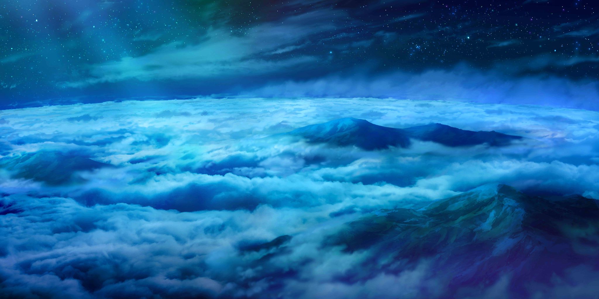 Touhou LostWord - The Sky (Night)