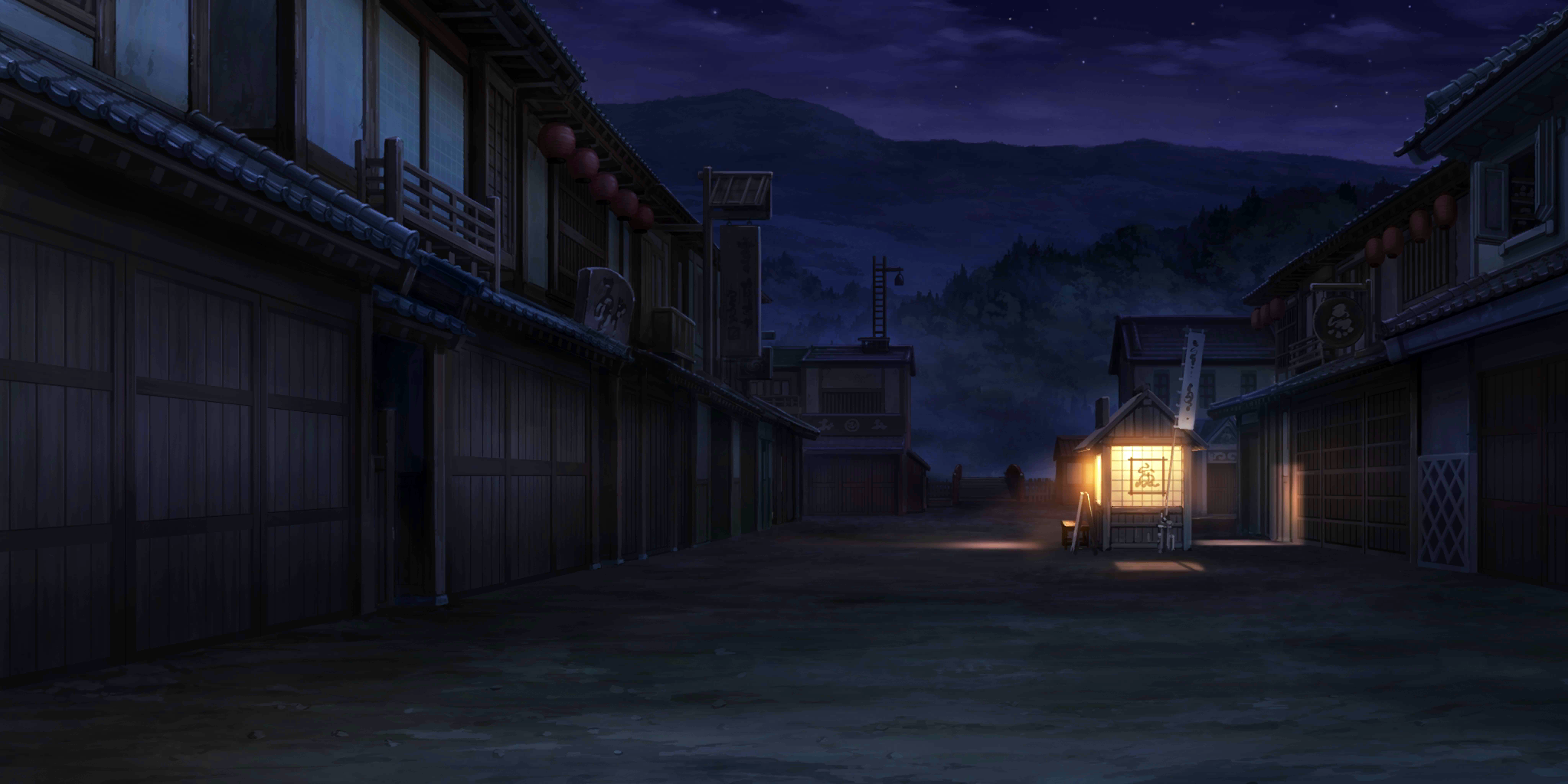 Touhou LostWord - Human Village (Night)