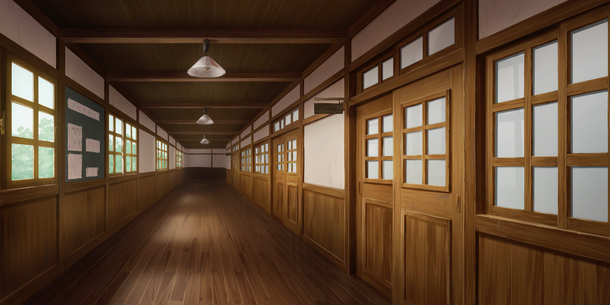 Hakurei School Hallway