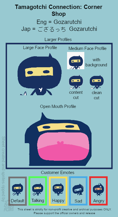Tamagotchi Connection: Corner Shop - Gozarutchi