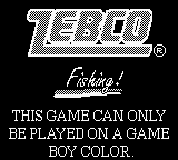 Zebco Fishing! - Game Boy Error Message