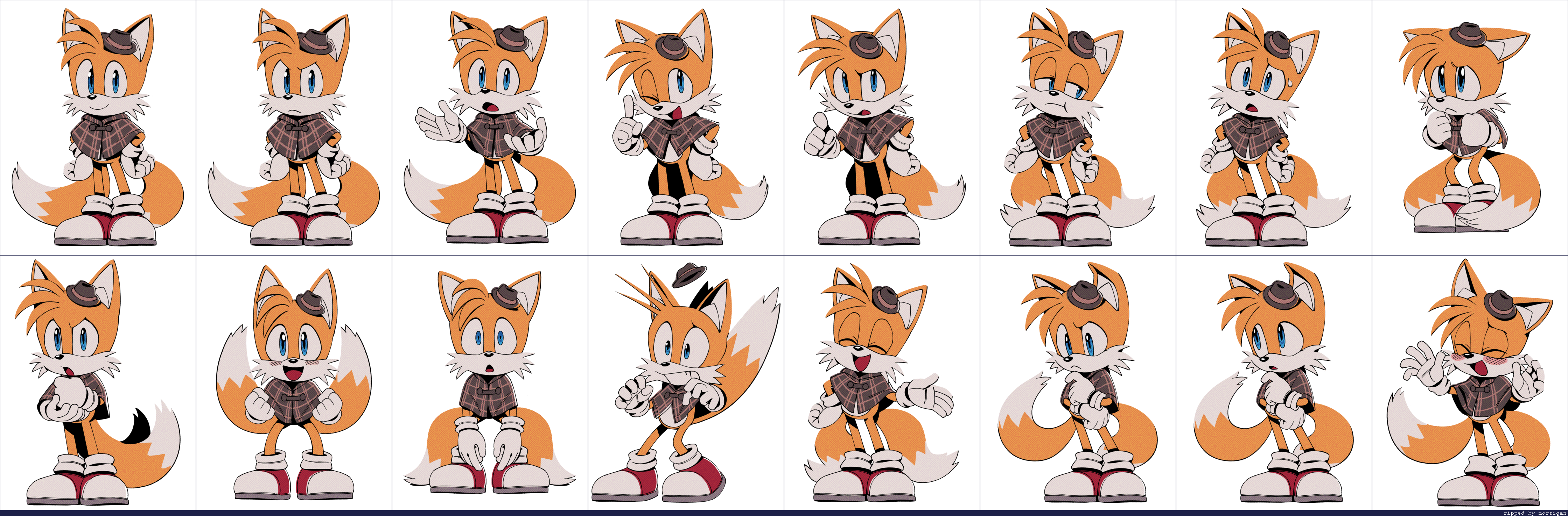 tails the fox sprites