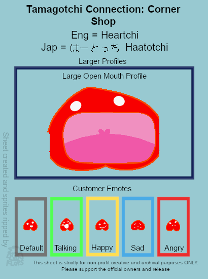 Tamagotchi Connection: Corner Shop - Heartchi