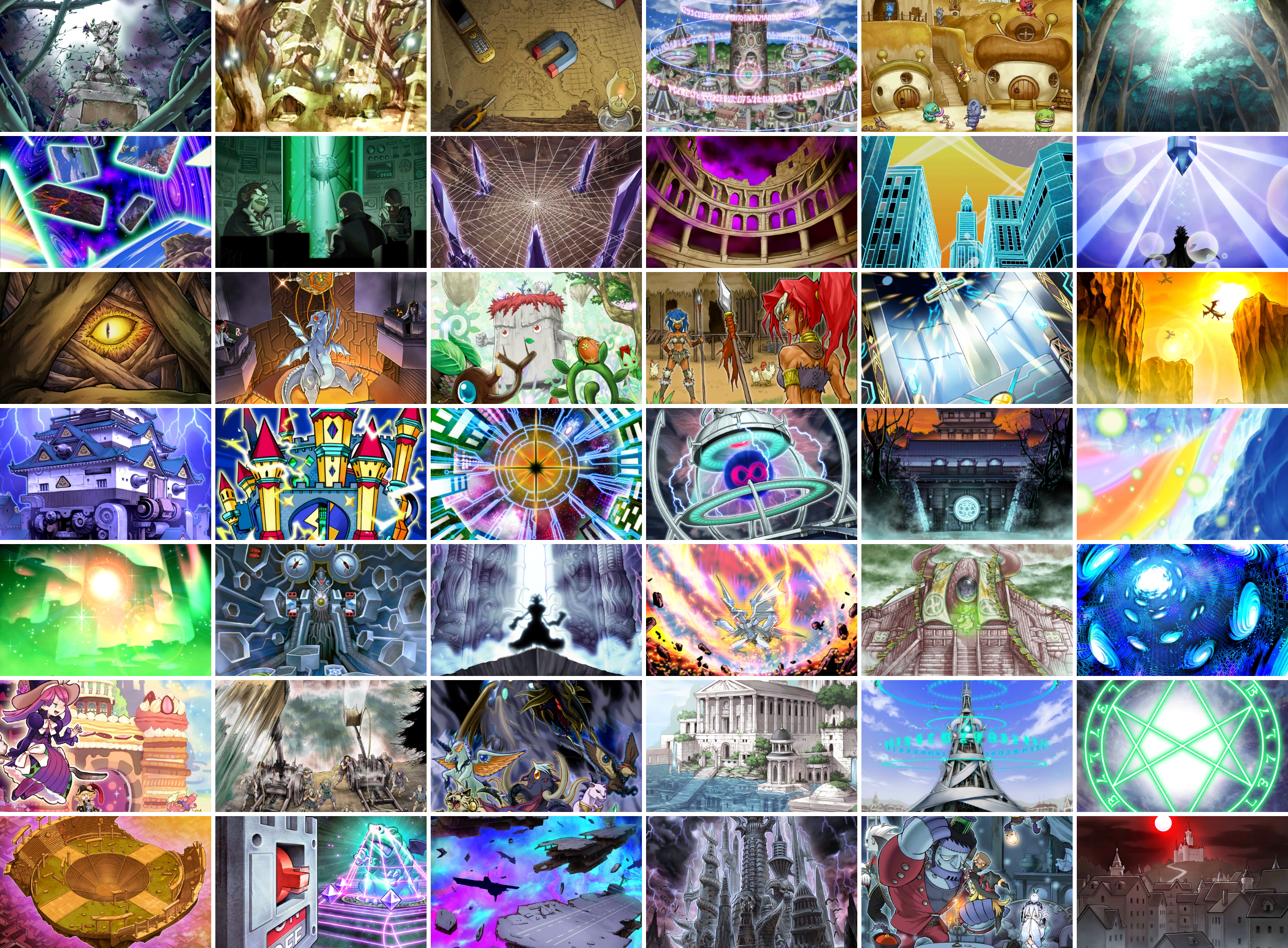 Yu-Gi-Oh! ZeXal World Duel Carnival - Field Spell Backgrounds (02 / 02)