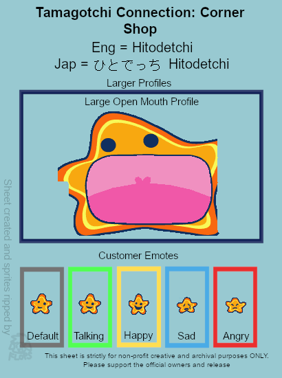 Tamagotchi Connection: Corner Shop - Hitodetchi