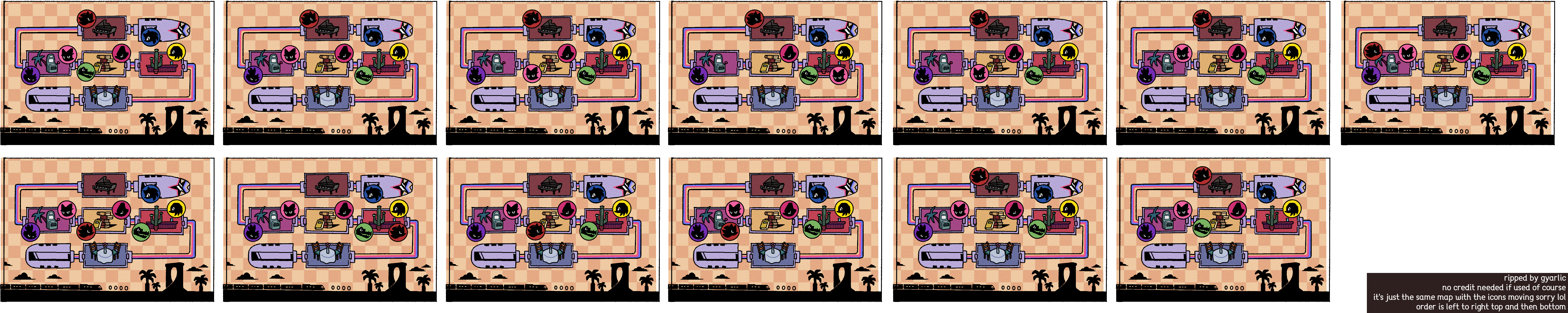 The Murder of Sonic the Hedgehog - Train Map