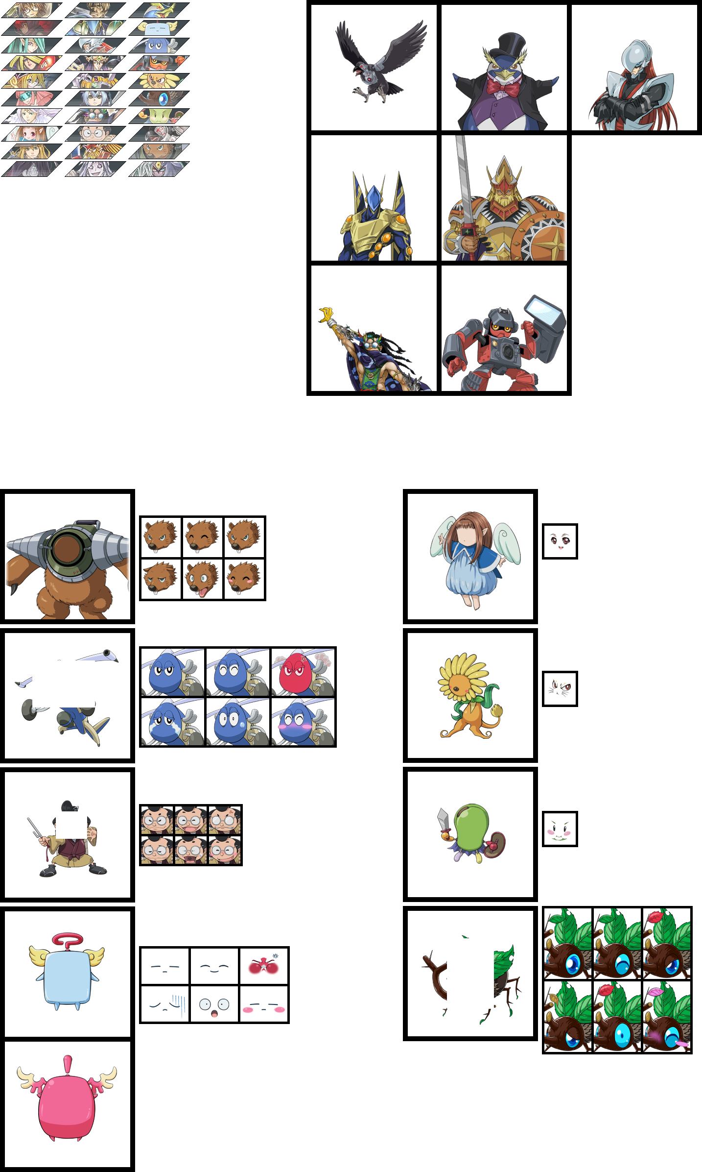 The Spriters Resource Full Sheet View YuGiOh! ZeXal World Duel Carnival BustUp Sprites