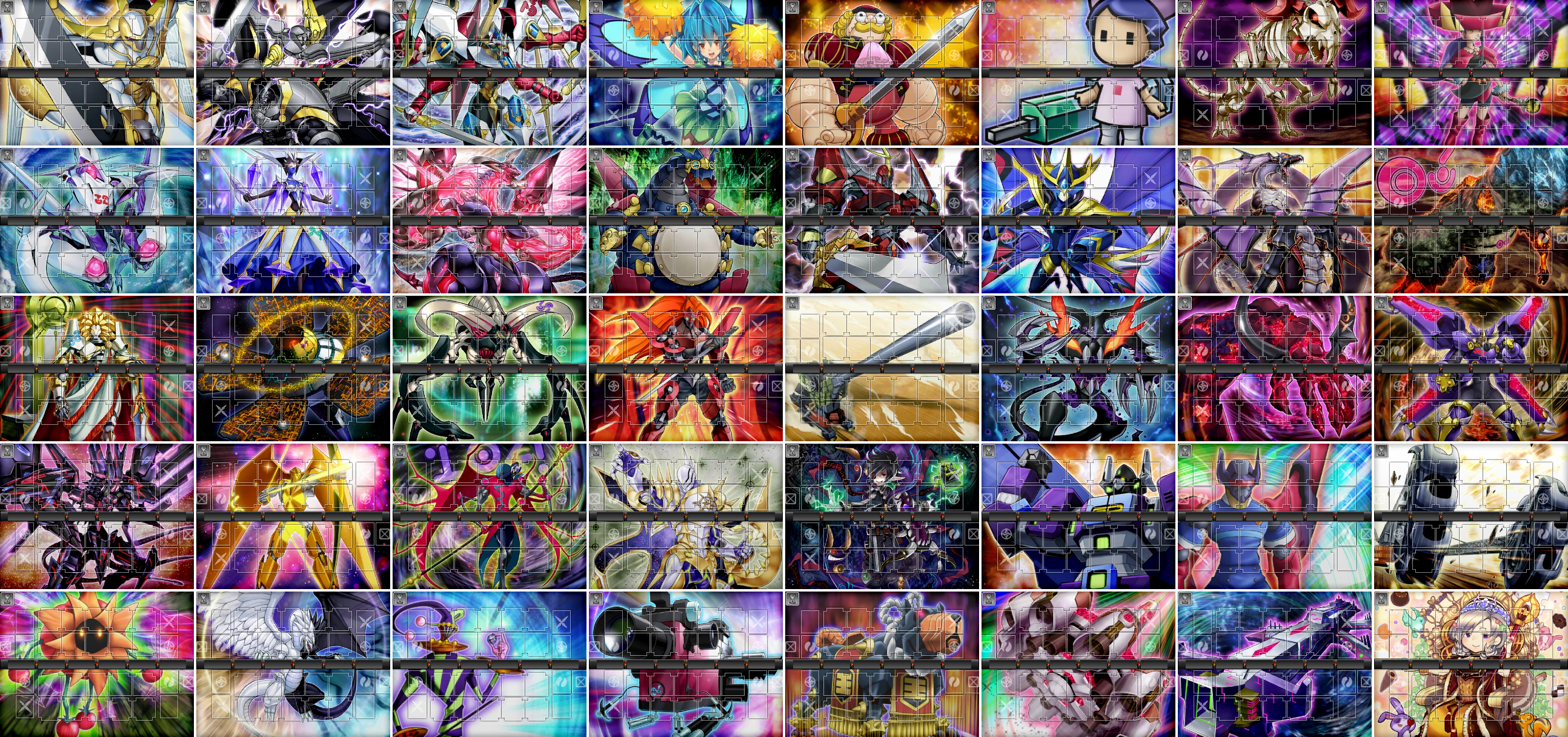 Yu-Gi-Oh! ZeXal World Duel Carnival - Game Mats (02 / 03)