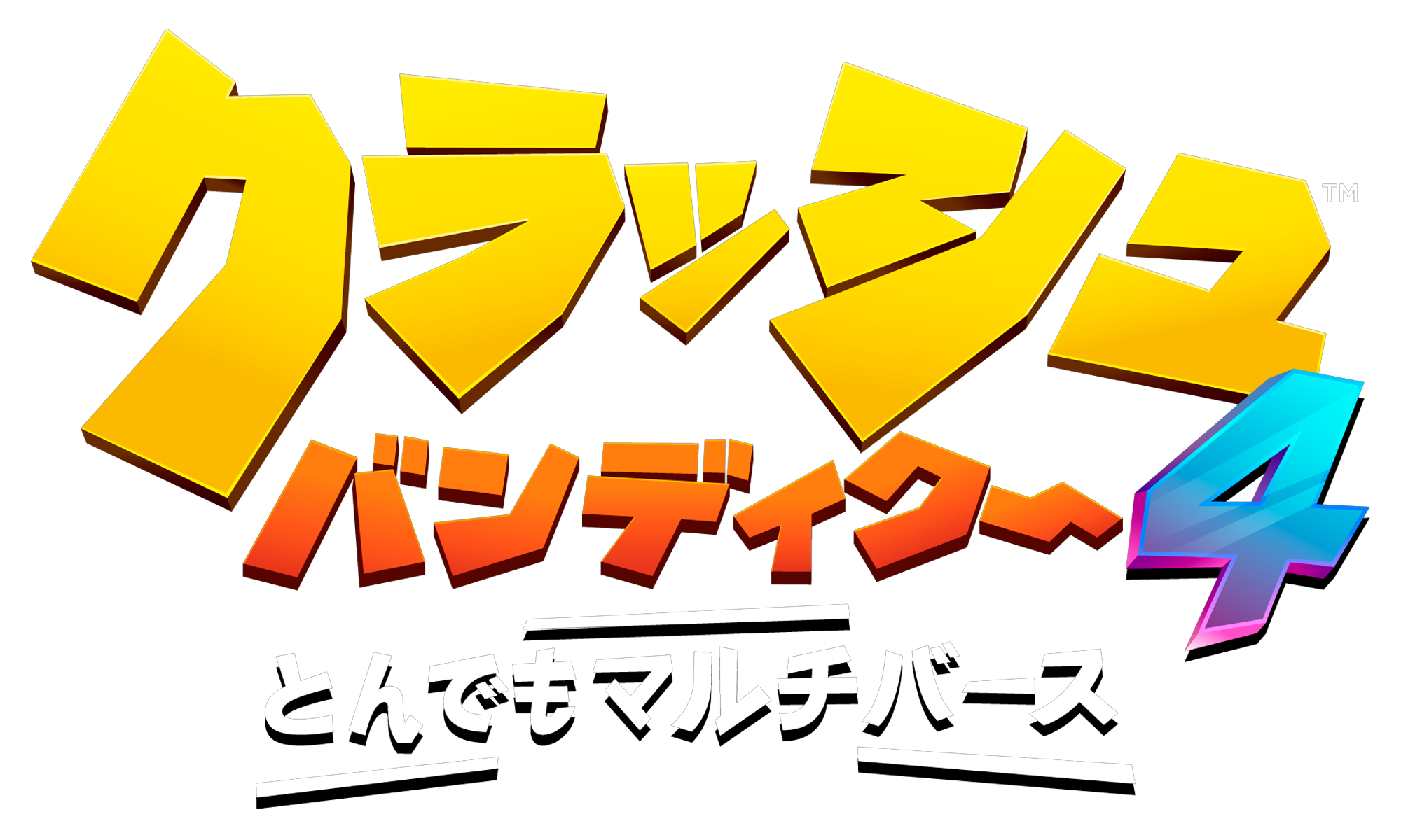 Crash Bandicoot 4: It's About Time - Title Logo (Japanese)