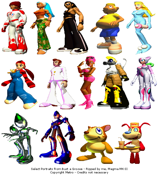 Bust A Groove - Select Portraits