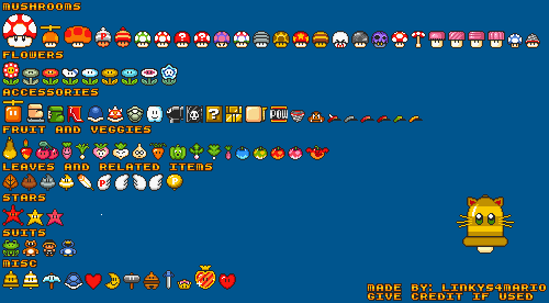 Mario Customs - Items (SMB3 SNES-Style)