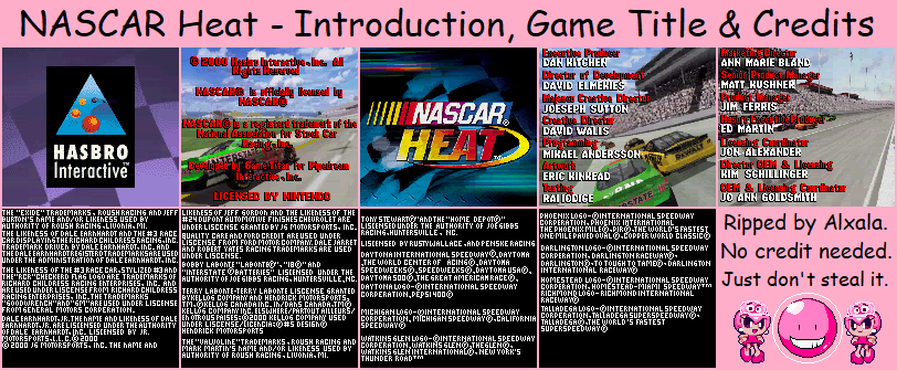 NASCAR Heat - Introduction, Game Title & Credits