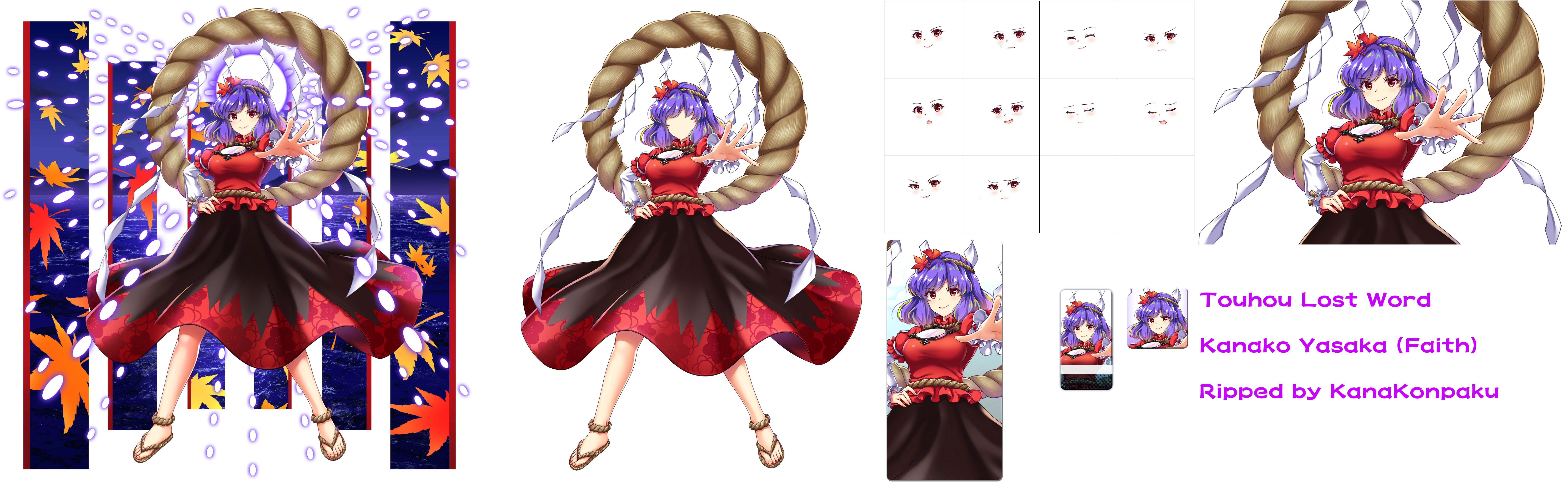 Touhou LostWord - Kanako Yasaka (Faith)