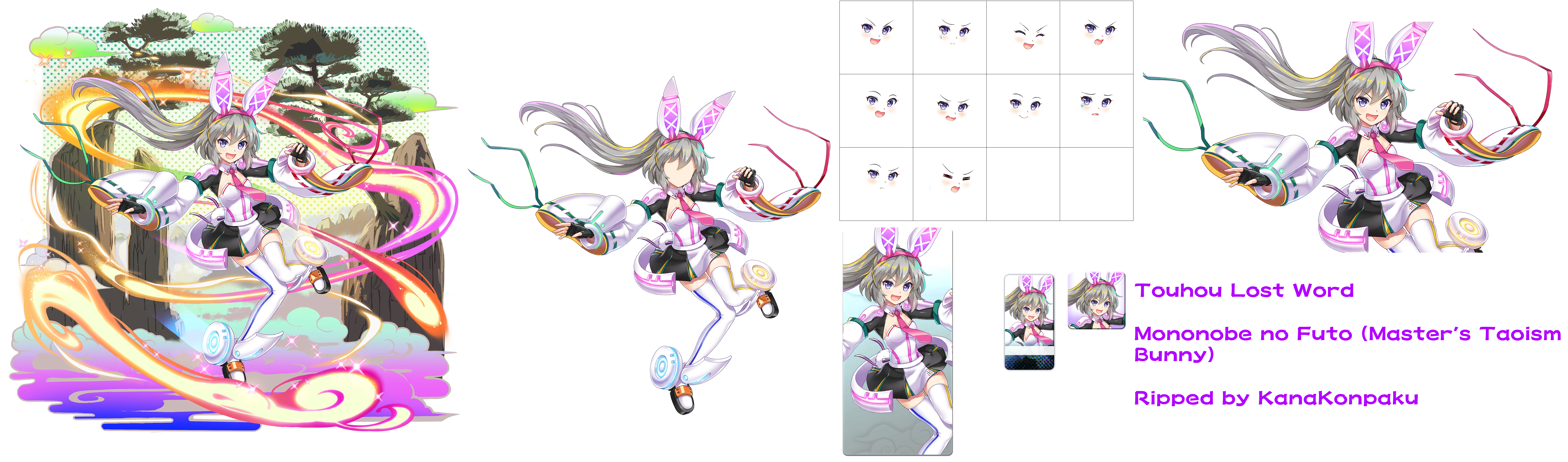 Touhou LostWord - Mononobe no Futo (Master's Taoism Bunny)