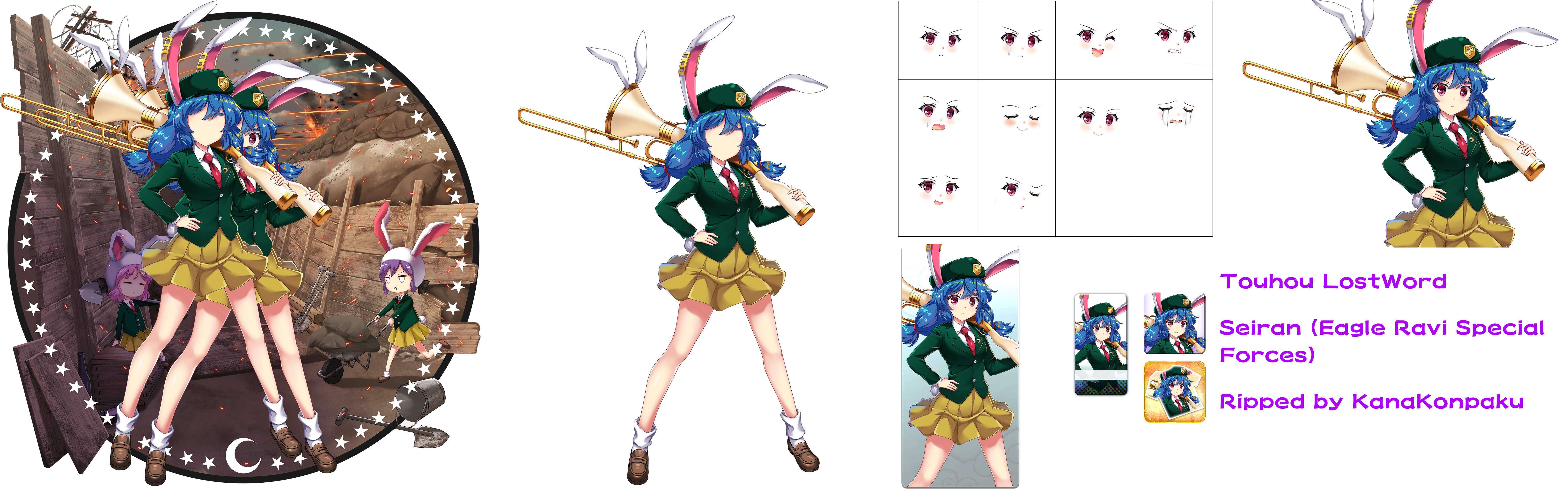 Touhou LostWord - Seiran (Eagle Ravi Special Forces)