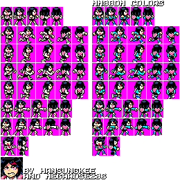 Kunio-Kun / River City Customs - Misako (Mega Man 8-bit Deathmatch-Style)