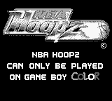 NBA Hoopz - Game Boy Error Message