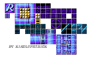 Mega Man Customs - Neptune Tileset (GBC-Style)