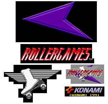 Rollergames - Title Screen