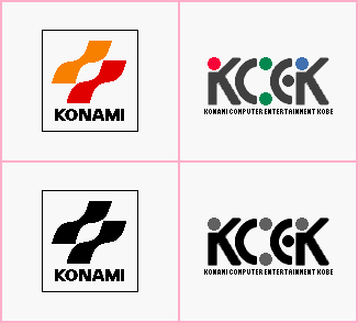 Owarai Yoiko no Geemumichi: Oyaji Sagashite 3 Choume (JPN) - Konami Logos