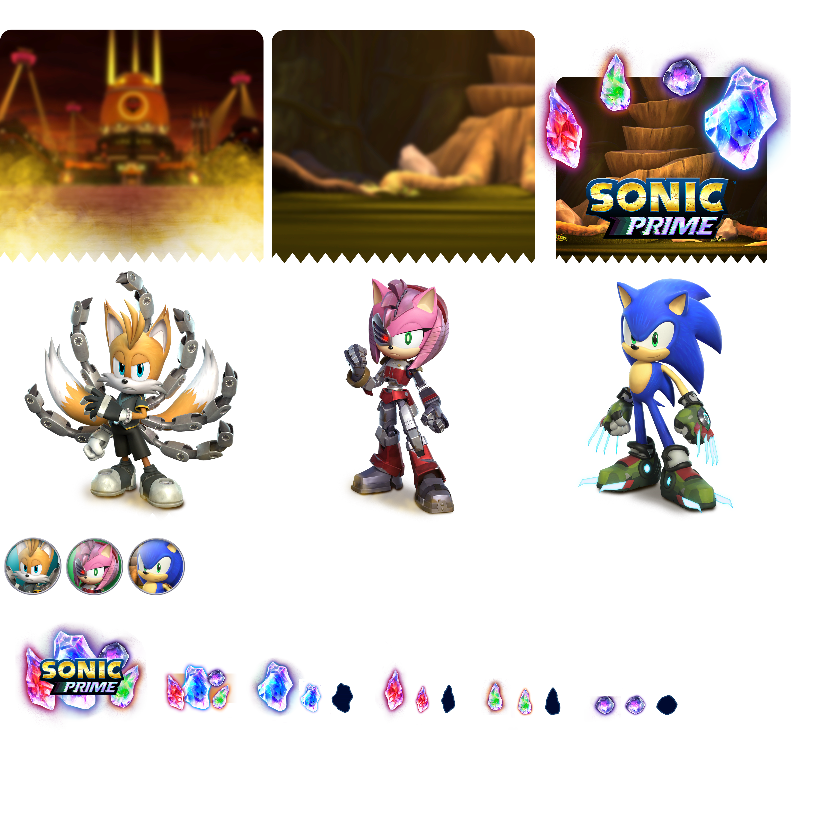 Sonic Prime Event Graphics