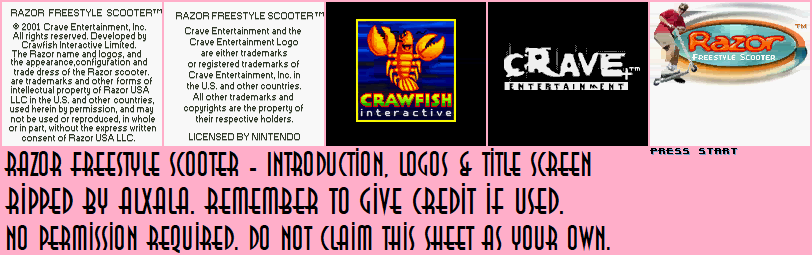Razor Freestyle Scooter - Introduction, Logos & Title Screen