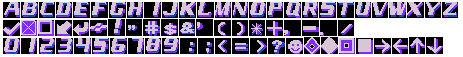 Rollergames - Font (Title Screen)