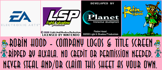 Robin Hood - Company Logos & Title Screen