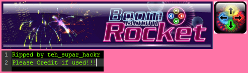 Boom Boom Rocket - Game Icon and Banner