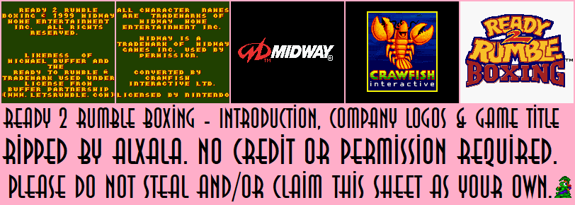Introduction, Company Logos & Game Title