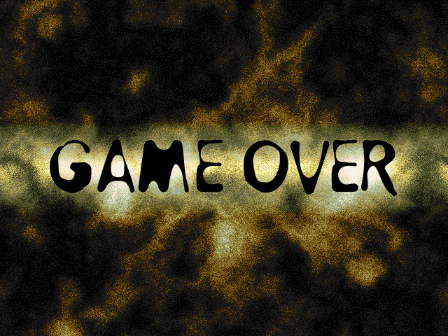 Simulation RPG Maker 95 - Game Over