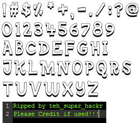 Crystal Maze - Font