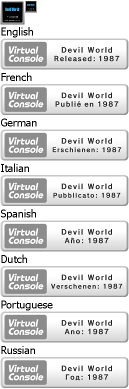 Virtual Console - Devil World