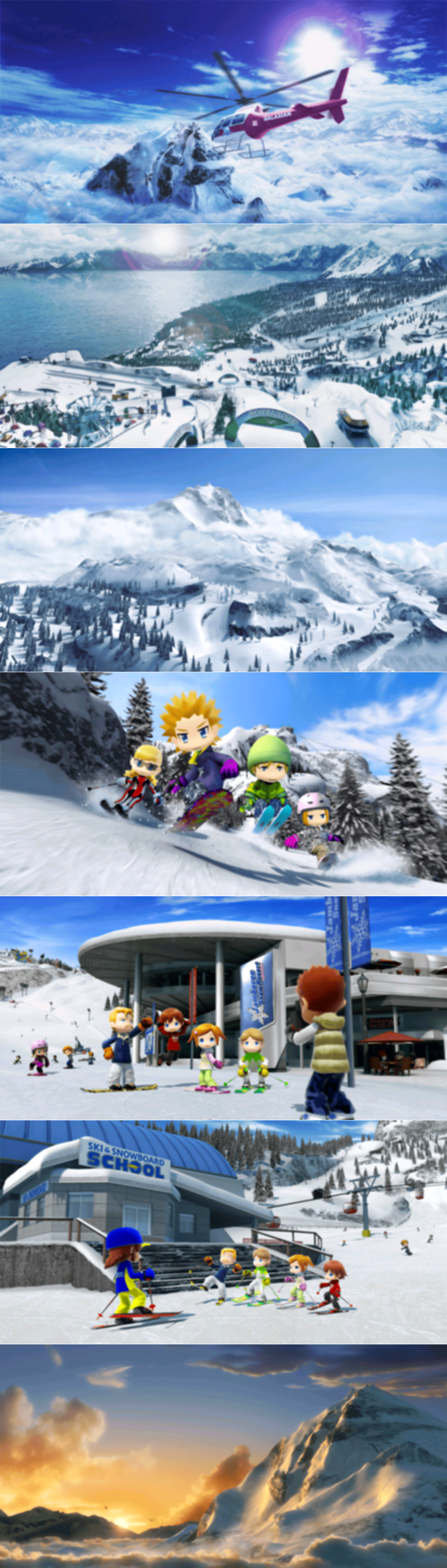 We Ski & Snowboard - Backgrounds