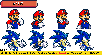 Mario Portraits (Sonic Battle-Style)