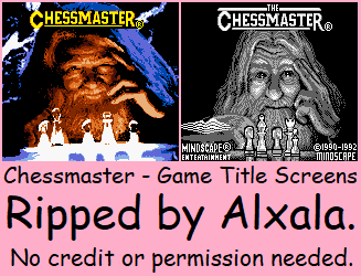 Chessmaster (GBC) - Game Title Screens