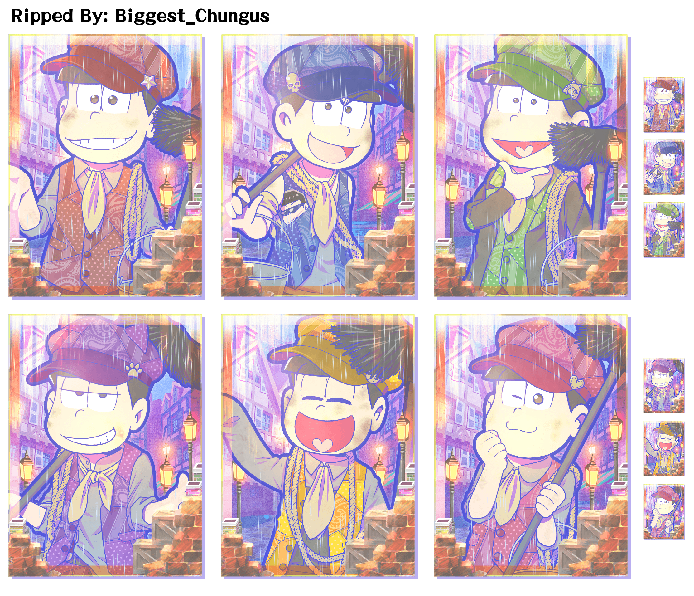 Osomatsu-san's Casual Neet Sugoroku Journey - Posters (Chimney Sweepers)