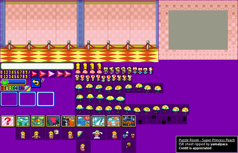 Super Princess Peach - Puzzle Room