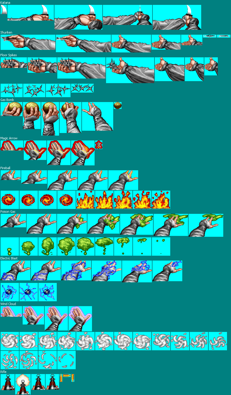 Weapons