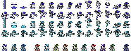 Beck (Mighty Gunvolt Burst, Mega Man Styled)