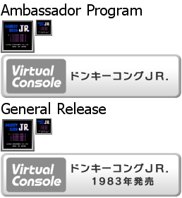Virtual Console - Donkey Kong JR.